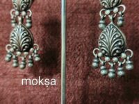 MOHMAYA 925 Silver exquisite handcrafted drop earring