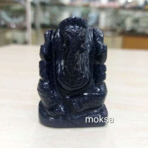blue-goldstone-sunstone-suns-sitara-ganesha-handcrafted