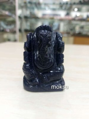 blue-goldstone-sunstone-suns-sitara-ganesha-handcrafted