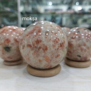 Sunstone crystal sphere - 1pc