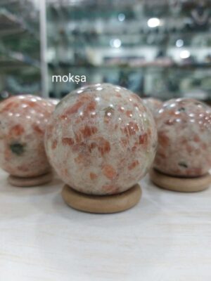 Sunstone crystal sphere - 1pc