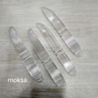 Hand-carved Selenite crystal knife - 1pc - narrow