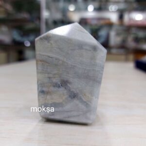 Blue Scheelite crystal point - 1pc