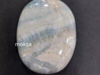 Blue Scheelite crystal Palm Stone - 1pc