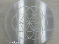 Selenite/ Satin Spar 5.5 to 6 inches plate