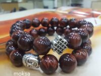 Red tiger's eye crystal bracelet - round 10mm- 1pc