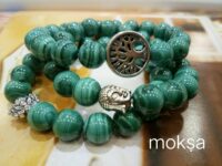 Original Malachite crystal Bracelet - Round - 1pc