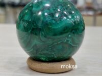 Malachite crystal sphere - 1pc