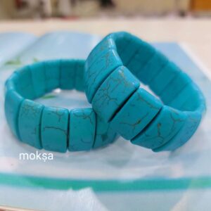 howlite-turquoise-crystal-elastic-bracelet-1pc