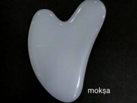 Agate crystal guasha - 1pc