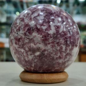 Lepidolite crystal Sphere - 1pc