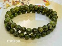 Peridot crystal bracelet (for wealth, growth, love) - 1pc