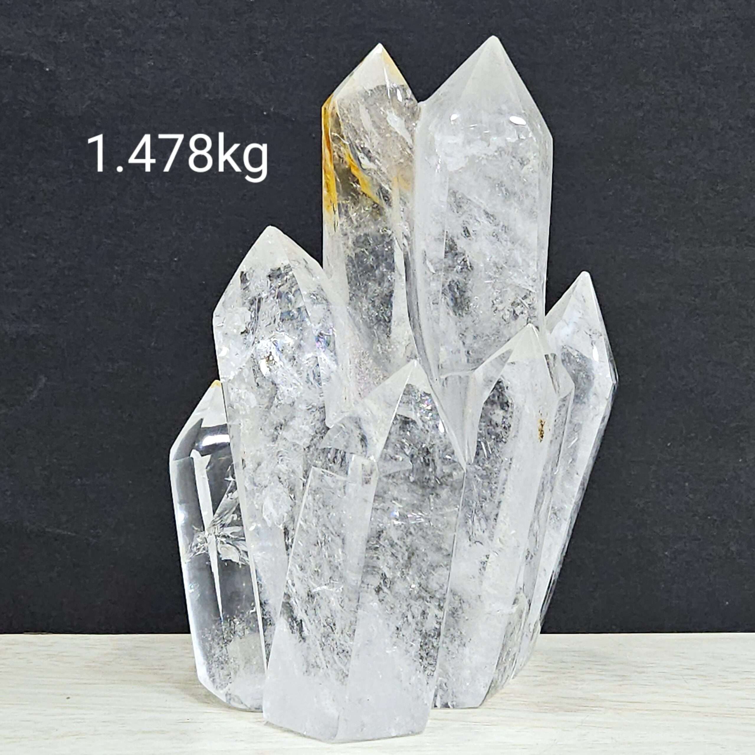 Clear quartz family 1478gms