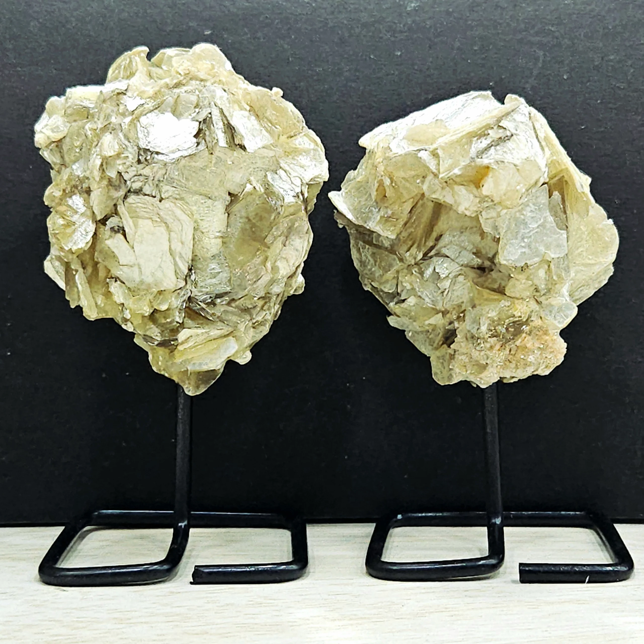 Muscovite Mica Crystal Specimen on stand - 1pc