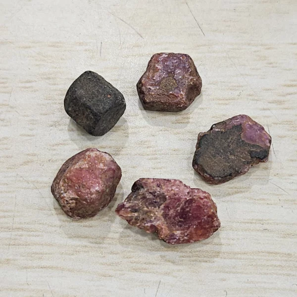 Ruby rough tumbled