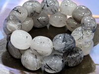 Tourmalated quartz bracelet