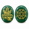 Lakshmi and Yantra prosperity and wealth cabochon