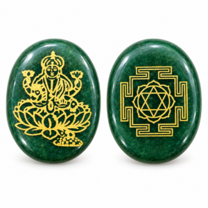 Lakshmi and Yantra prosperity and wealth cabochon