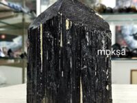 Black tourmaline tower for protection  - 1 pc