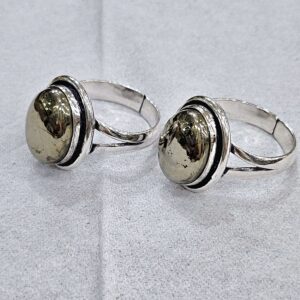 abundance-wealth-pyrite-rings-polished-1pc