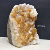 wealth and abundance attracting Citrine crystal cluster - AAA+ - 1pc