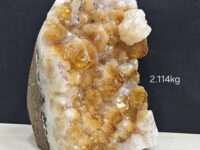 wealth and abundance attracting Citrine crystal cluster - AAA+ - 1pc