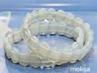 Opalite Crystal Bracelet - Oval Flat Faceted - 1pc
