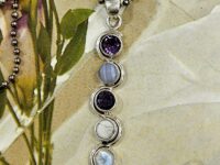 Anxiety, Anger, and Insomnia alleviating crystal Pendant - 1pc
