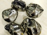 Pyrite large tumbled chunks - 1pc