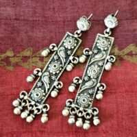 Mohmaya Long Parrot Earring