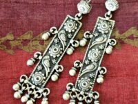 Mohmaya Long Parrot Earring