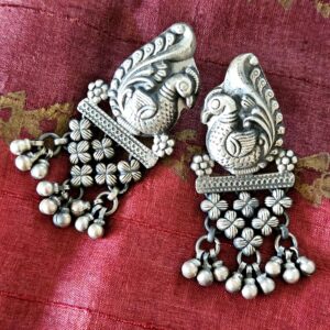 mohmaya-traditional-92-5-silver-earrings-big-peacock-1pc
