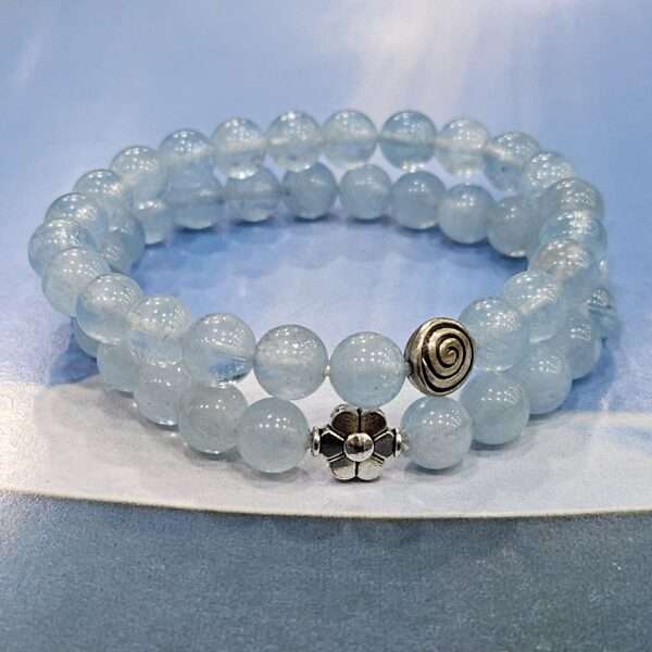 Aquamarine Gemstone Bracelet for Women - Fuession Jewelry