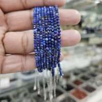 Lapis Lazuli 2mm faceted bracelet