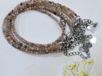 Peach Moonstone crystal bracelet