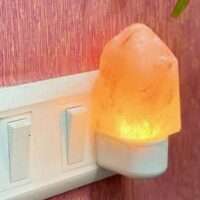 Plug in night lamp salt lamp