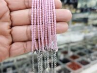 Rose quartz 2mm faceted