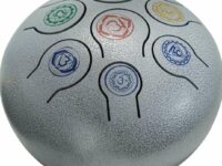 Happy Drum, Pan Drum, Tank Drum, Percussion Drum, Steel Tonque drum, Hand-pan, Steel Drum - 10inches - 1pc