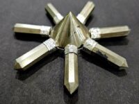 Pyrite Crystal Grid - Abundance - 1pc