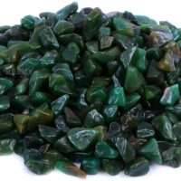 Green Jade crystal chips - 200gms
