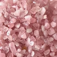 Rose Quartz crystal chips - 200gms
