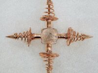 Copper Coil Crystal Quartz Sriyantra Energy Generator