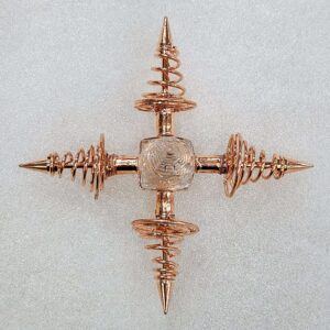 Copper Coil Crystal Quartz Sriyantra Energy Generator