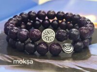 Purpurite Crystal bracelet -  AAAAA ROUND - 8.5mm -  1pc