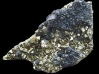 Rare Peruvian Pyrite Crystal with Spharelite and Galena - Cluster - 1pc