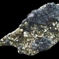 Rare Peruvian Pyrite Crystal with Spharelite and Galena - Cluster - 1pc