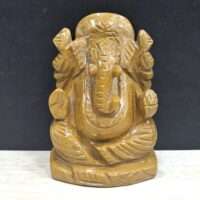 Yellow Jasper / Camel Jasper crystal Ganesha figurine - 1pc