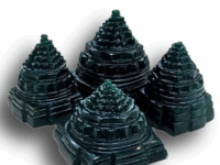 Green Aventurine Sri Yantra idol figurine