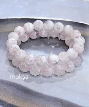 snowflake-rosequartz-bracelet-1pc
