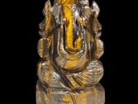 Tigerseye Ganesha (tiger eye) Figurine - 1pc